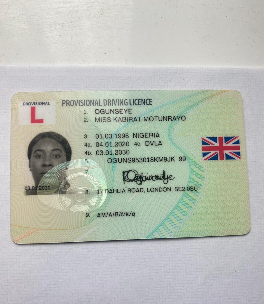 provisional drivers licence