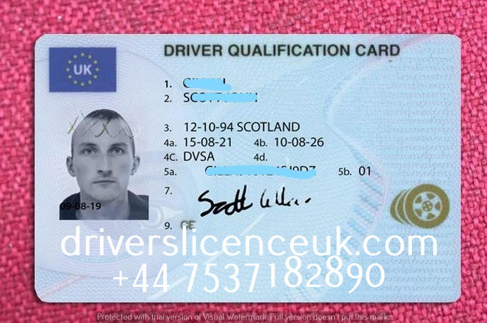 Uk Driver’s Qualifications Card